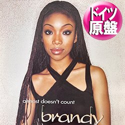 画像1: BRANDY / ALMOST DOESN'T COUNT (独原盤/REMIX) [◎中古レア盤◎お宝！ジャケ付原盤！90's R&B人気レコード！]