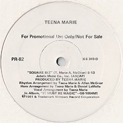 画像2: TEENA MARIE / SQUARE BIZ (USプロモ/LP MIX) [◎中古レア盤◎激レア！コレが6分13秒MIX！白ラベルプロモのみ！]