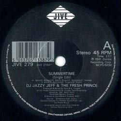 画像2: DJ JAZZY JEFF & FRESH PRINCE / SUMMERTIME (7インチMIX) [◎中古レア盤◎激レア！英国版ジャケ！7"MIX！]