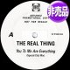 THE REAL THING / YOU TO ME ARE EVERYTHING (UKプロモ/86年MIX) [◎中古レア盤◎激レア！本物の英国版プロモ！爽快ダンクラ傑作！]