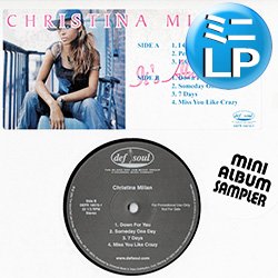 画像1: CHRISTINA MILIAN / アルバムサンプラー (ミニLP/全7曲) [■廃盤■お宝！少量生産！厳選7曲！未発曲入り！]