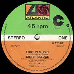 画像2: SISTER SLEDGE / LOST IN MUSIC 84 (英原盤/84年MIX) [◎中古レア盤◎お宝！エコーMIXこと「84年REMIX」がコレ！]