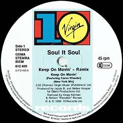 画像2: SOUL II SOUL / KEEP ON MOVIN (独原盤/N.Yミックス) [◎中古レア盤◎激レア！美A級品！通称「緑ジャケREMIX」がコレ！]