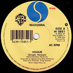 画像2: MADONNA / VOGUE & KEEP IT TOGETHER (7インチMIX) [◎中古レア盤◎お宝！豪華2曲！英国版7"MIX！]