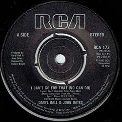 画像3: DARYL HALL & JOHN OATES / I CAN'T GO FOR THAT (7インチMIX) [◎中古レア盤◎お宝！英国版ジャケ7"MIX！超大ネタ！]