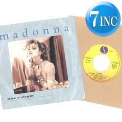 画像1: MADONNA / LIKE A VIRGIN (7インチ) [◎中古レア盤◎お宝！英国版ジャケ7"！世界特大ヒット！]