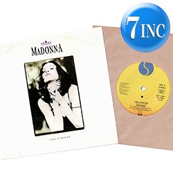 画像1: MADONNA / LIKE A PRAYER (7インチMIX) [◎中古レア盤◎お宝！ドイツ版ジャケ！7"MIX！80's名曲！]