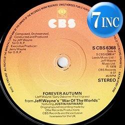 画像1: JUSTIN HAYWARD / FOREVER AUTUMN (7インチ) [◎中古レア盤◎お宝！本物の英国原盤7"！邦題「永遠の秋」！]