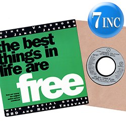 画像1: JANET & LUTHER.V / THE BEST THINGS IN LIFE ARE FREE (7インチMIX) [◎中古レア盤◎激レア！英国版7"MIX！]