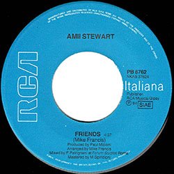 画像2: AMII STEWART / FRIENDS (7インチ) [◎中古レア盤◎お宝！イタリア版ジャケ7"！美メロ80's！]