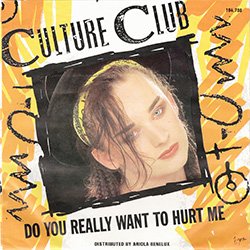 画像2: CULTURE CLUB / DO YOU REALLY WANT TO HURT ME (7インチMIX) [◎中古レア盤◎お宝！美A級品！オランダ版ジャケ7"MIX！ダブ入り！]