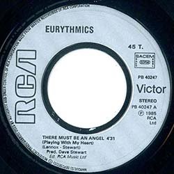 画像2: EURYTHMICS / THERE MUST BE AN ANGEL (7インチMIX) [◎中古レア盤◎お宝！希少フランス版ジャケ！7インチMIX！]