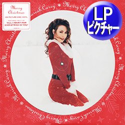 画像1: MARIAH CAREY / MERRY CHRISTMAS (ピクチャーLP/全11曲) [■LP■お宝直行！30周年記念ピクチャー盤！恋人たちのクリスマス！]