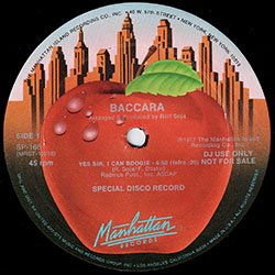 画像2: BACCARA / YES SIR, I CAN BOOGIE (USプロモ/12"MIX) [◎中古レア盤◎激レア！本物のアメプロ原盤！誘惑のブギー！ロングMIX！]