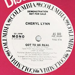 画像2: CHERYL LYNN / GOT TO BE REAL (USプロモ/2VER) [◎中古レア盤◎鬼レア！マニア激WANT！白ラベル原盤！MONO & STEREO盤！]