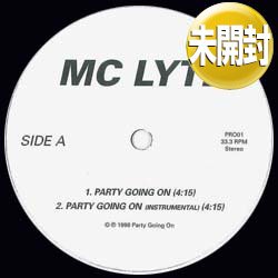 画像1: MC LYTE / PARTY GOING ON & TOP BILLIN (全3曲) [◎中古レア盤◎お宝！なんと未開封！パーティー賛歌！超大ネタ！]