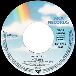 画像3: THE JETS / ROCKET 2 U (7インチMIX) [◎中古レア盤◎お宝！新品同様の超美品！ドイツ版ジャケ7"MIX！]