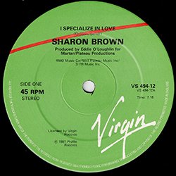 画像2: SHARON BROWN / SPECIALIZE IN LOVE (英原盤/12"MIX) [◎中古レア盤◎激レア！美A級品！初回版！英国版ジャケ原盤！ガラージ古典！]