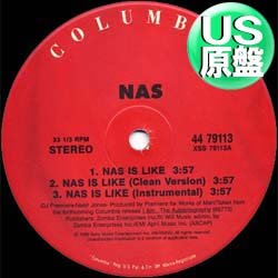 画像1: NAS / NAS IS LIKE (米原盤/全2曲) [◎中古レア盤◎お宝！本物のUS原盤！DJプレミア傑作！]