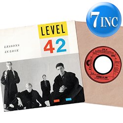 画像1: LEVEL 42 / LESSONS IN LOVE (7インチ) [◎中古レア盤◎お宝！西ドイツ版ジャケ7"！お洒落ダンクラ！]