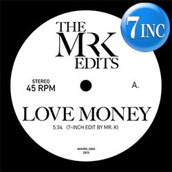 画像1: FUNK MASTERS / LOVE MONEY (7インチ/DANNY.Kエディット) [■限定■お宝直行！MR.K覆面シリーズ最新！]