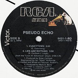 画像2: PSEUDO ECHO / FUNKY TOWN (カナダ原盤/ダンスMIX) [◎中古レア盤◎激レア！珍しいカナダ原盤！CMソング！]