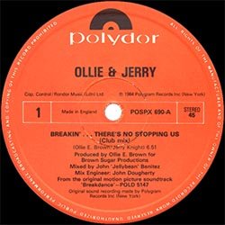 画像3: OLLIE AND JERRY / BREAKIN…THERE'S NO STOPPING US (英原盤/12"MIX) [◎中古レア盤◎お宝！美A級品！珍しいロングMIX！映画主題歌！]