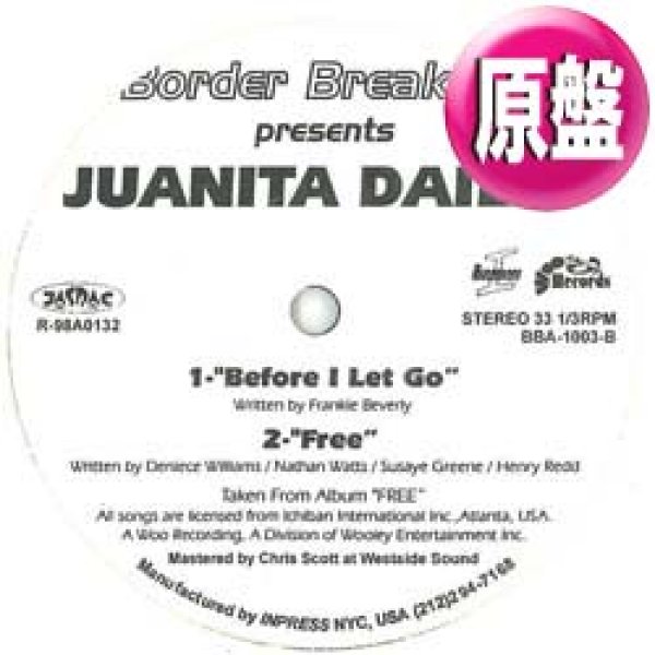 画像1: JUANITA DAILEY / BEFORE I LET GO + 3曲 (原盤/全4曲) [◎中古レア盤◎お宝！美A級品！有名曲を爽快R&Bカバー！] (1)