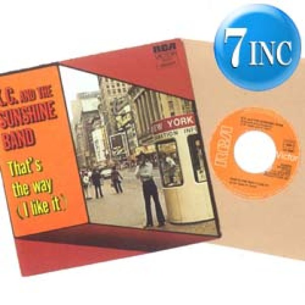 画像1: K.C. & THE SUNSHINE BAND / THAT'S THE WAY (7インチMIX) [◎中古レア盤◎お宝！フランス版ジャケ7"MIX！] (1)