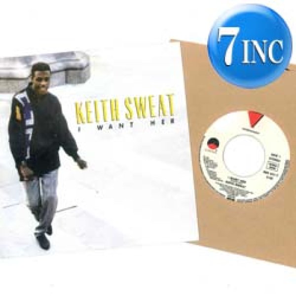 画像1: KEITH SWEAT / I WANT HER (7インチMIX/PART1&2) [◎中古レア盤◎お宝！美A級品！ドイツ版7インチMIX！] (1)