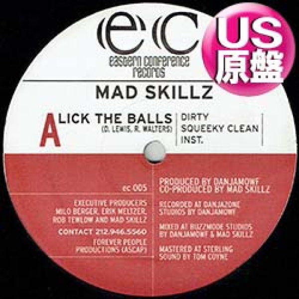 画像1: MAD SKILLZ / LICK THE BALLS (米原盤/全2曲) [◎中古レア盤◎お宝！コレは原盤！2枚PLAY鉄板！] (1)