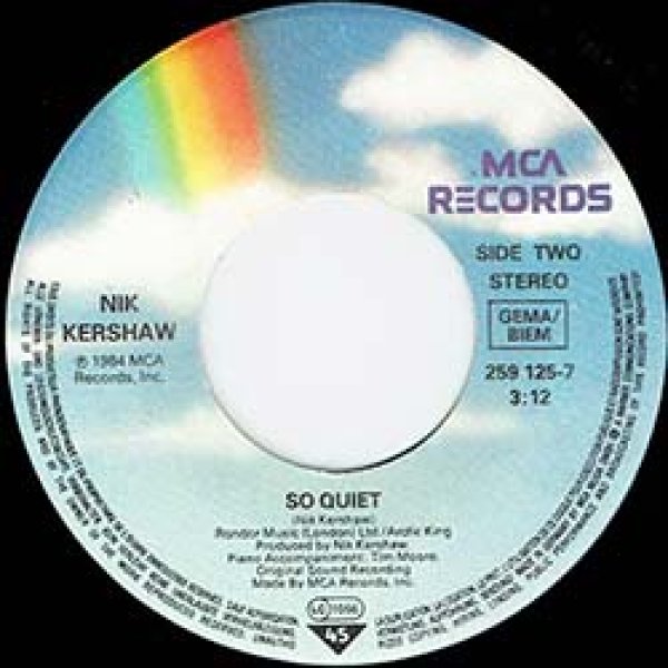 NIK KERSHAW / WIDE BOY (7インチMIX) [◎中古レア盤◎お宝！ドイツ版7