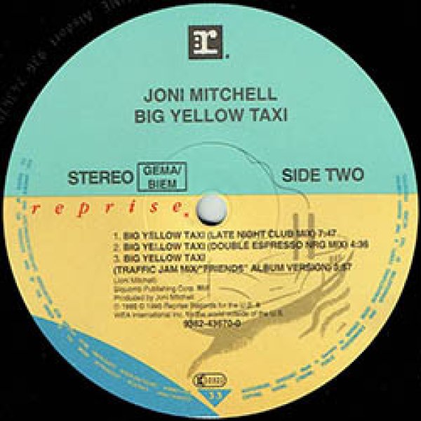 JONI MITCHELL / BIG YELLOW TAXI (独原盤/TRAFFIC JAM MIX)  [◎中古レア盤◎鬼レア！幻の別MIX！ドイツのみ！TVフレンズ版！]