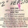 画像2: ONE WAY / LET'S TALK (独原盤/12"MIX) [◎中古レア盤◎お宝！ジャケ付ドイツ原盤！「UPTOWN FUNK」セットPLAY！] (2)