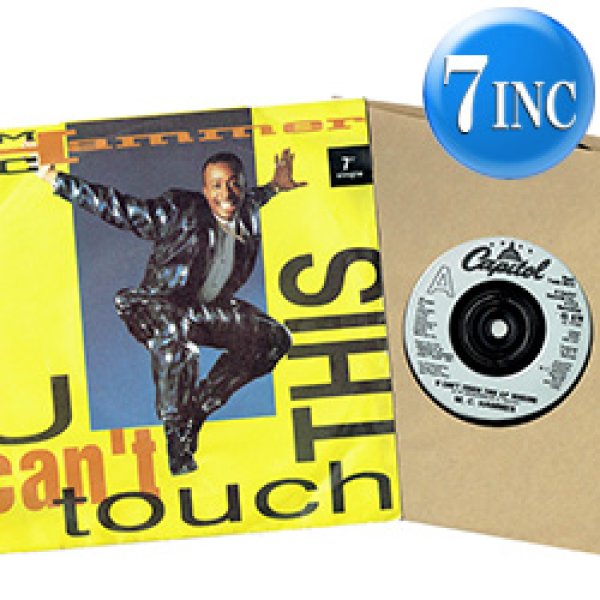 画像1: MC HAMMER / U CAN'T TOUCH THIS (7インチ/インスト入り) [◎中古レア盤◎激レア！英国版ジャケ7"！インスト入り！] (1)