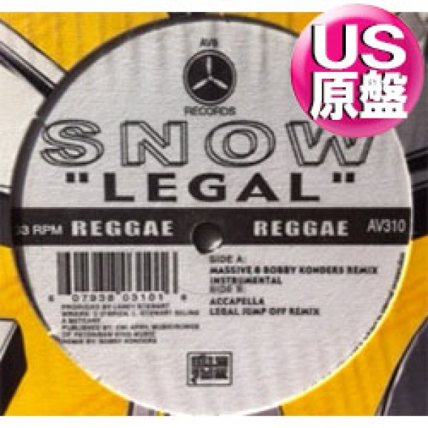 画像1: SNOW / LEGAL (米原盤/4VER) [◎中古レア盤◎お宝！本物のUS原盤！2000年以降の人気レコード！] (1)