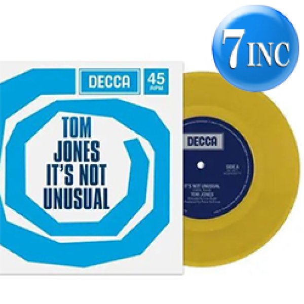 画像1: TOM JONES / IT'S NOT UNUSUAL (7インチ) [■限定■祝復刻！カラー盤7"！サントリーCMソング！] (1)