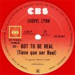 画像2: CHERYL LYNN / GOT TO BE REAL & STAR LOVE (メキシコ原盤/全2曲) [◎中古レア盤◎激レア！マニア品のカラー12"！珍しいメキシコ原盤！] (2)