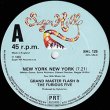 画像3: GRANDMASTER FLASH & F.FIVE / NEW YORK NEW YORK (英原盤/12"MIX) [◎中古レア盤◎お宝！英国版ジャケ原盤！インスト入り！] (3)