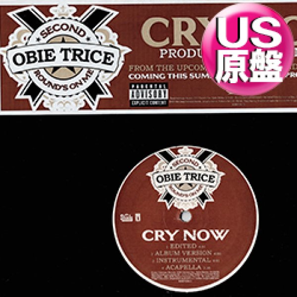 画像1: OBIE TRICE / CRY NOW (米原盤/4VER) [◎中古レア盤◎お宝！本物のUS原盤！2000年以降の人気レコード！] (1)