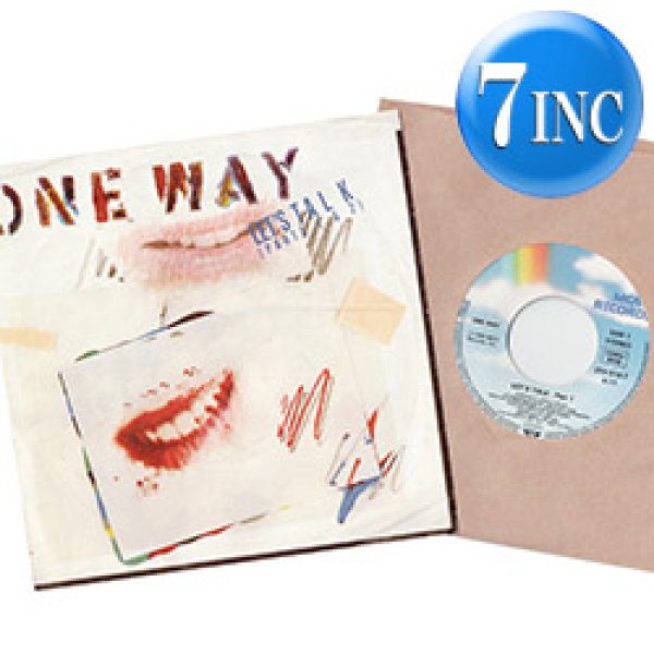 画像1: ONE WAY / LET'S TALK (7インチMIX/パート1&2) [◎中古レア盤◎お宝！美A級品！ドイツ版ジャケ7"MIX！] (1)