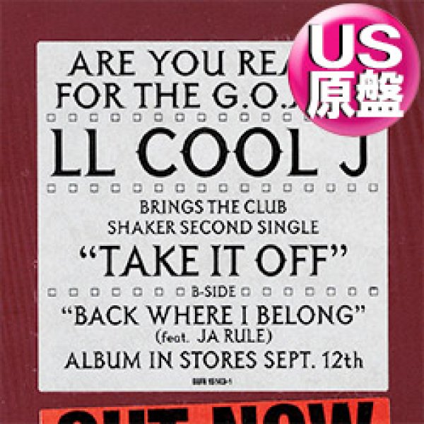 画像1: L.L. COOL J / TAKE IT OFF (米原盤/全2曲) [◎中古レア盤◎お宝！本物のUS原盤！2000年以降の人気レコード！] (1)