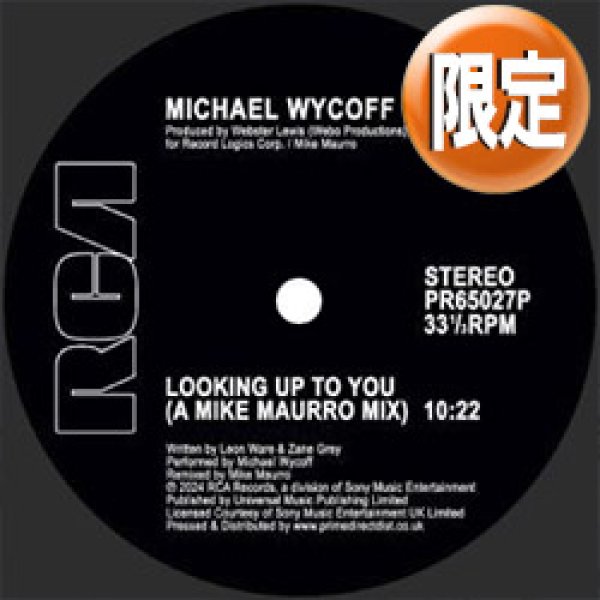 画像1: MICHAEL WYCOFF / LOOKING UP TO YOU (新EDIT) [■限定■お宝直行！少量生産！NEWリミックス+オリジ！] (1)