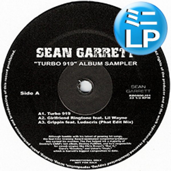 画像1: SEAN GARRETT / アルバムサンプラー (ミニLP/全6曲) [◎中古レア盤◎お宝！美品！超少量生産！日本企画のみ！] (1)