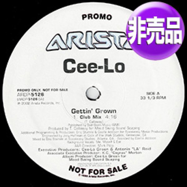 画像1: CEE-LO / GETTIN' GROWN (USプロモ/3VER) [◎中古レア盤◎お宝！本物のUS原盤！2000年以降人気レコード！] (1)