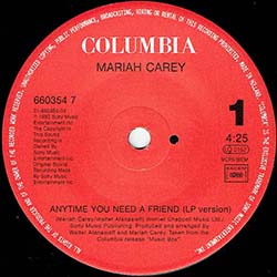 MARIAH CAREY / ANYTIME YOU NEED A FRIEND (7インチ)  [◎中古レア盤◎お宝！美品！オランダ版ジャケ7