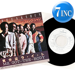 CON FUNK SHUN / MS. GOT THE-BODY (7インチ)  [◎中古レア盤◎激レア！マニア品の白ラベル！日本版ジャケ7